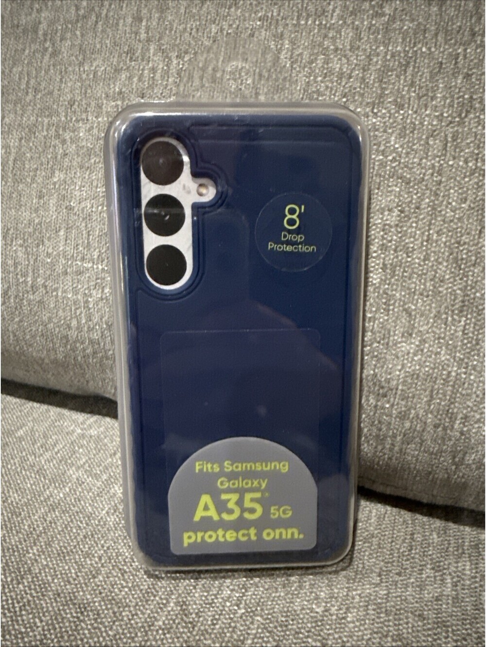 Onn Samsung Galaxy A35 5G Protective Grip Case 8' Drop Protection New Sealed